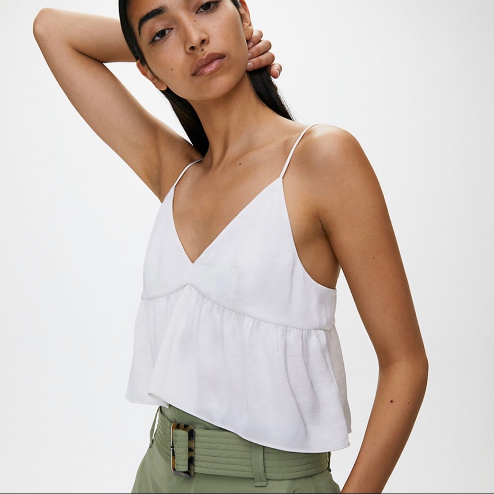 Silk tank top